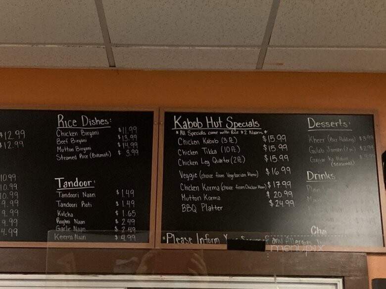 Kabob Hut - Revere, MA menu_pic
