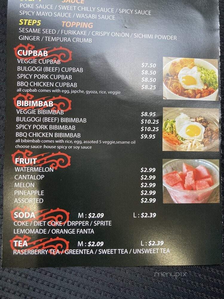 Kahuku Ahi Poke & Roll - Santa Fe Springs, CA menu_pic