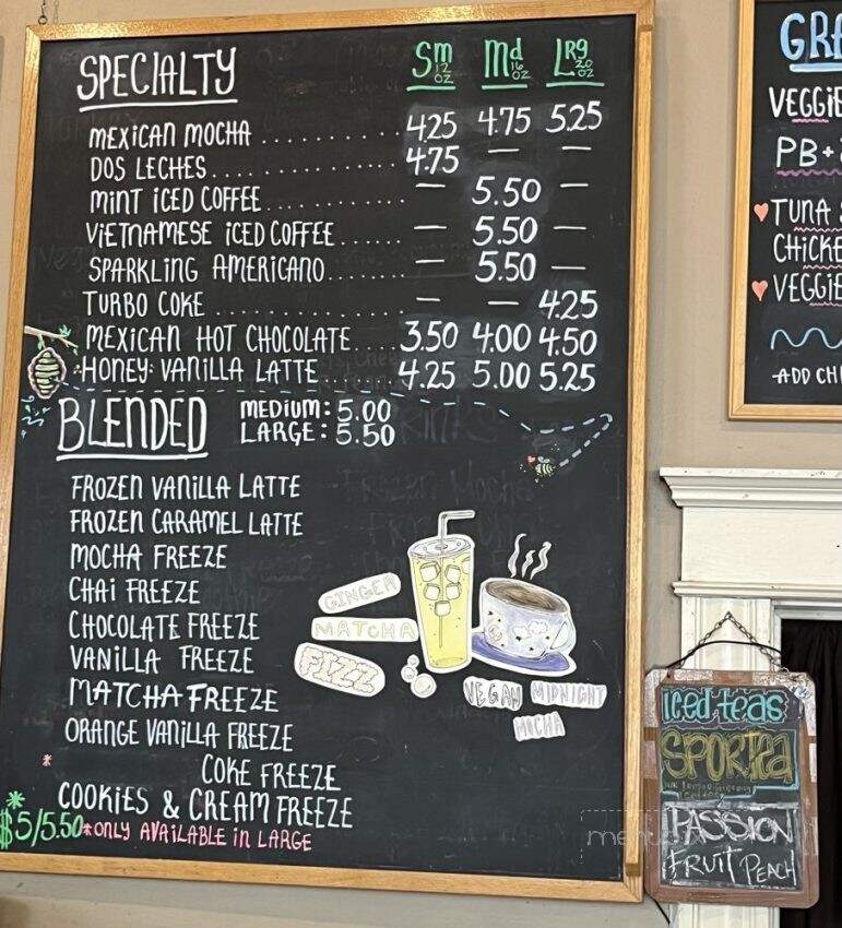 Kaldi Coffee and Tea - South Pasadena, CA menu_pic