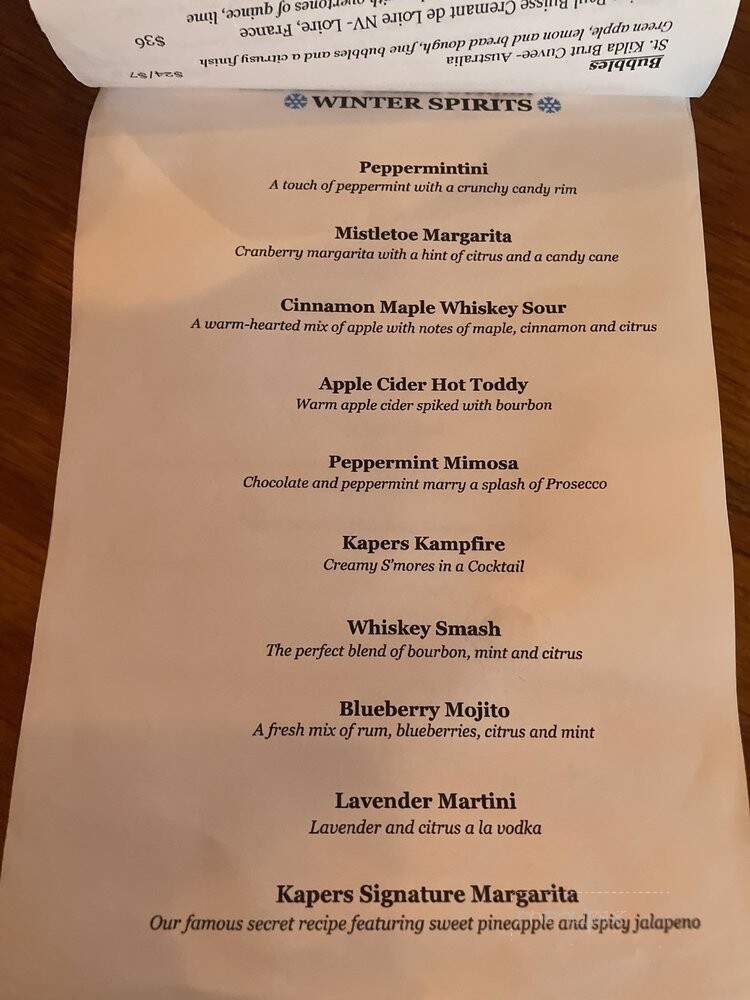Kapers Catering and Eatery - Chesapeake, VA menu_pic