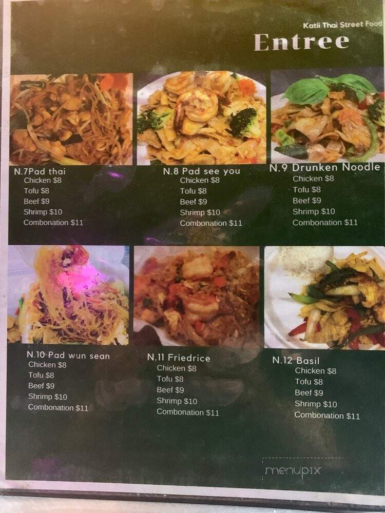 Ka-tii Thai Food - San Antonio, TX menu_pic
