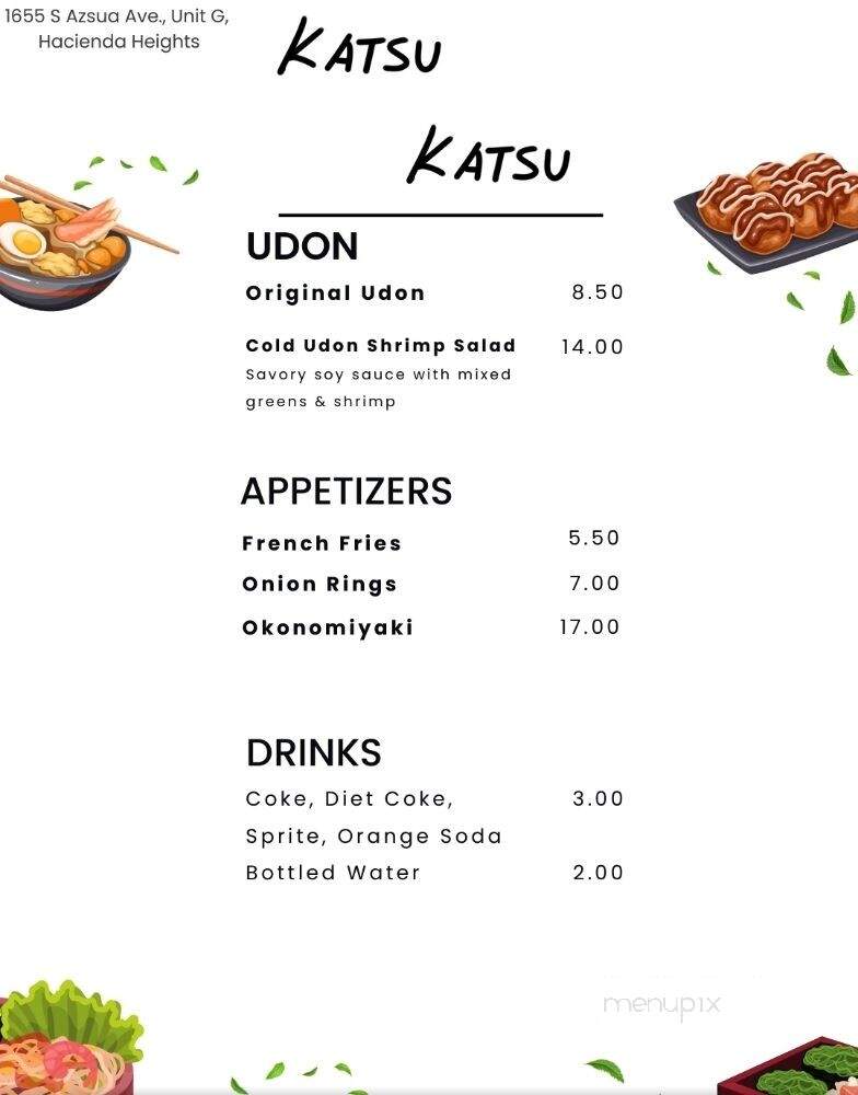 Katsu Katsu Hacienda Heights - Hacienda Heights, CA menu_pic