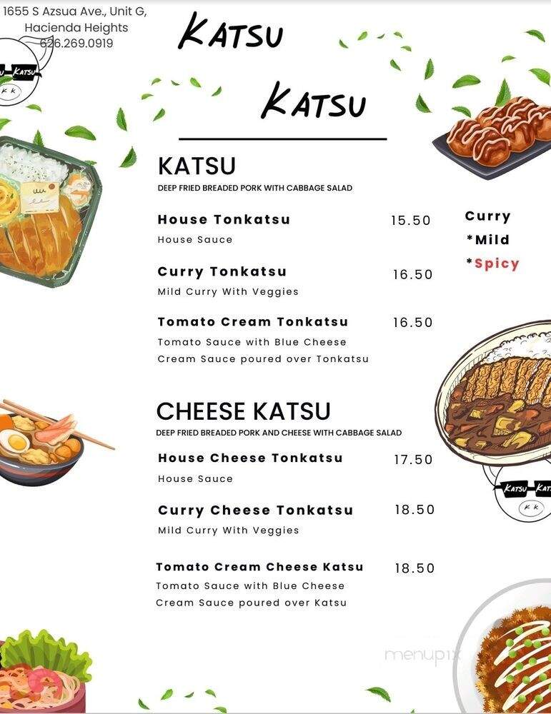 Katsu Katsu Hacienda Heights - Hacienda Heights, CA menu_pic