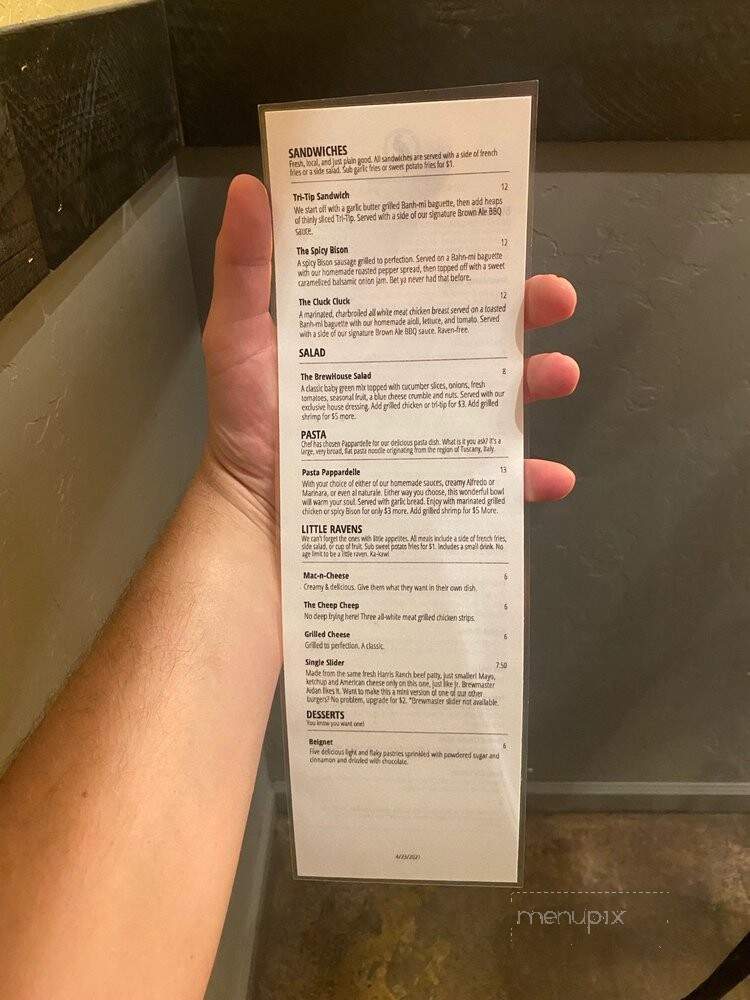 Kaweah Brewing Taproom and Restaurant - Visalia, CA menu_pic