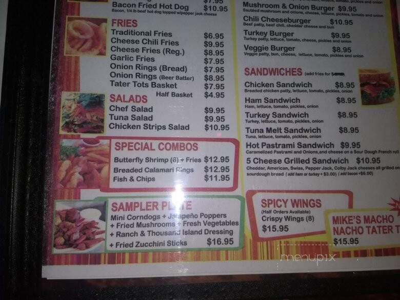 Kc Bar - San Jose, CA menu_pic