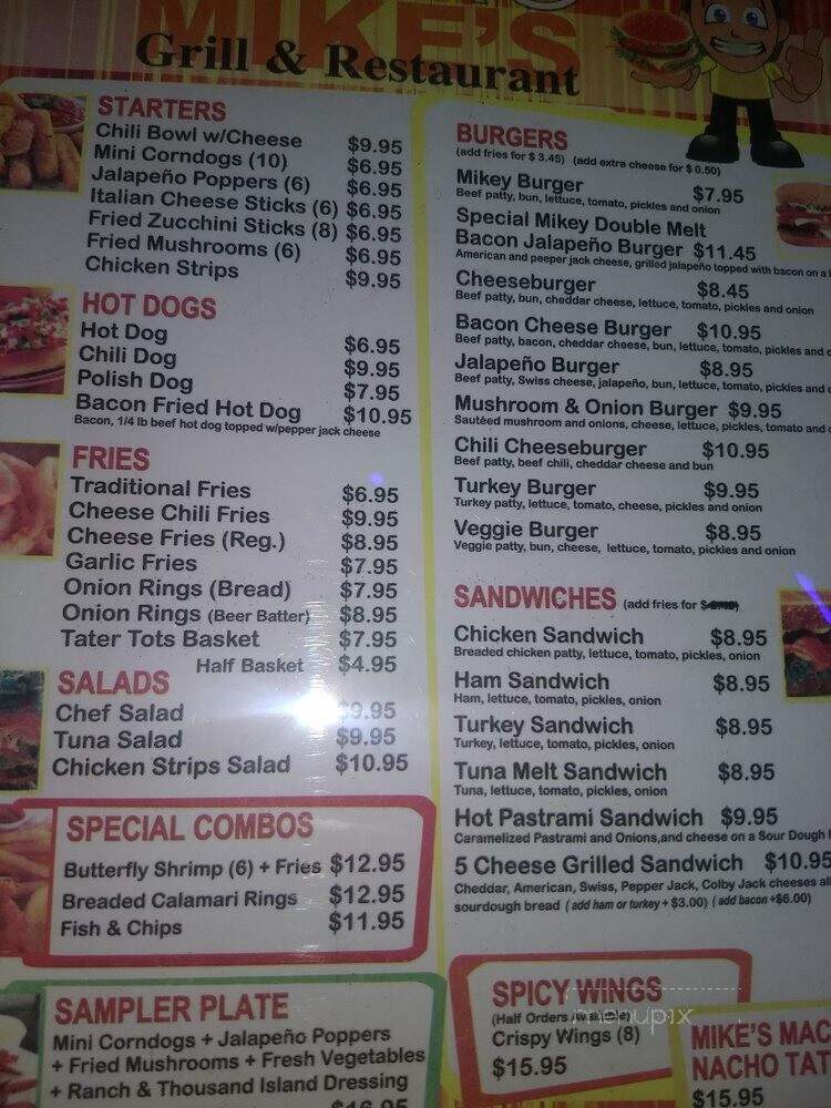 Kc Bar - San Jose, CA menu_pic