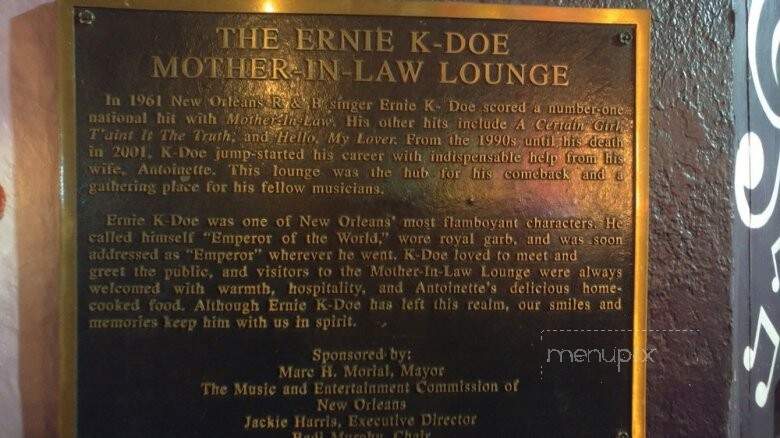 K-Doe Ernie Mother-In-Law Lounge - New Orleans, LA
