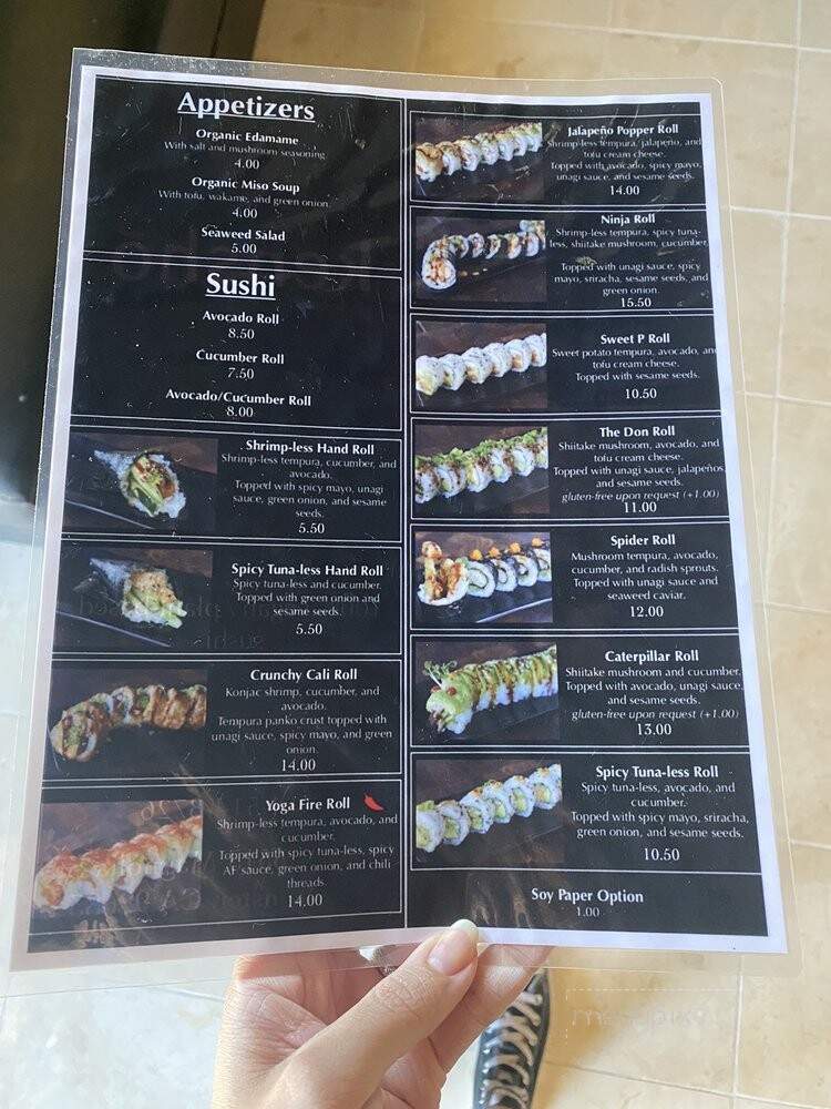 Kensho - Yorba Linda, CA menu_pic