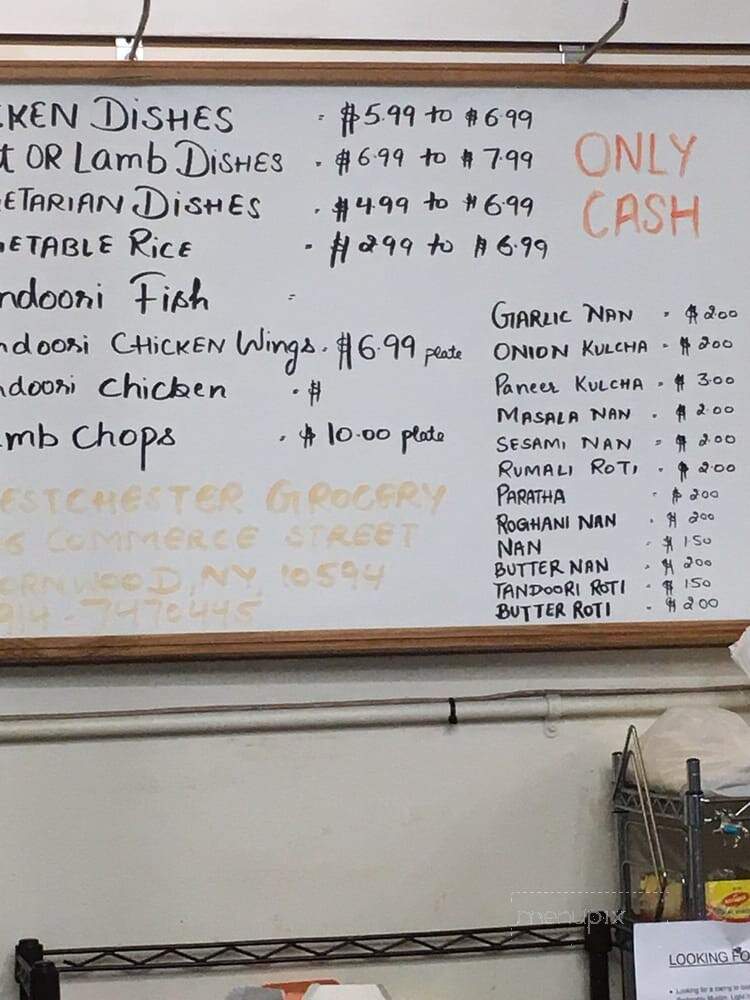 Kahn's Indian Kitchen - Thornwood, NY menu_pic