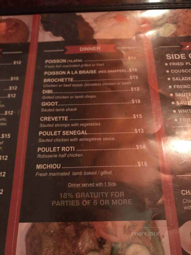 Klimandjaro - Philadelphia, PA menu_pic