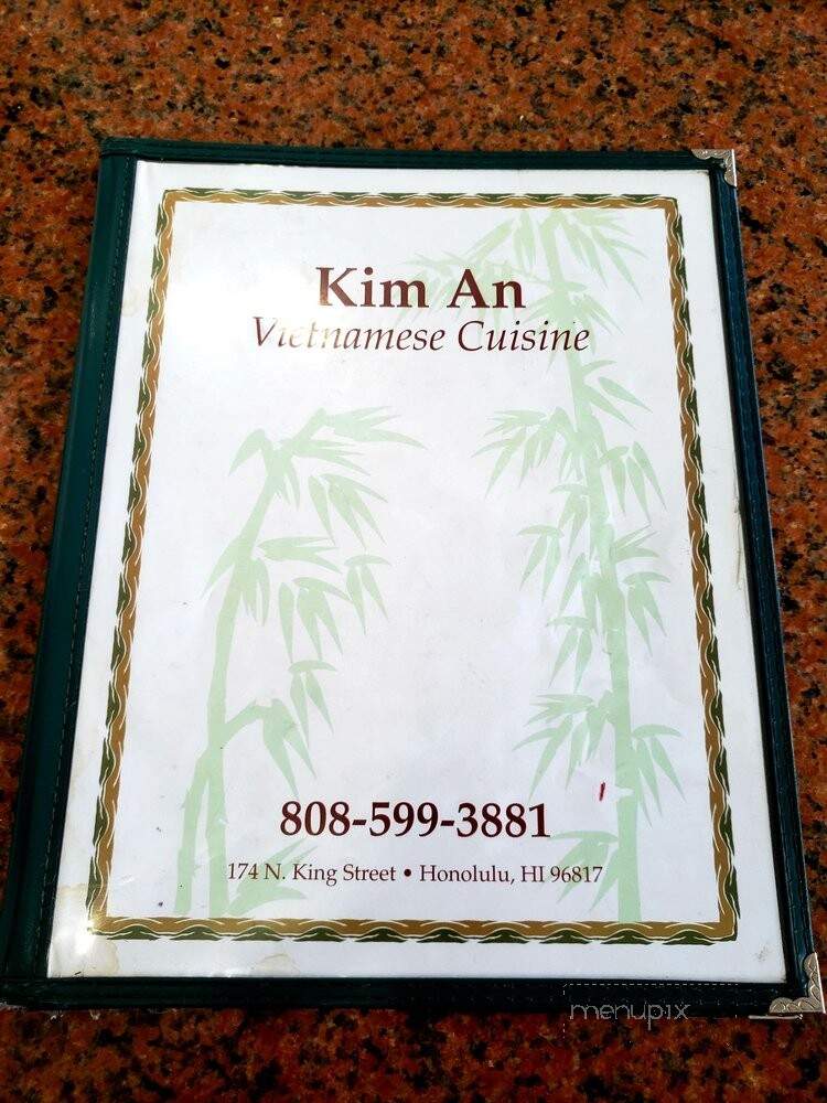 Kim An 2 Vietnamese Cuisine - Honolulu, HI menu_pic