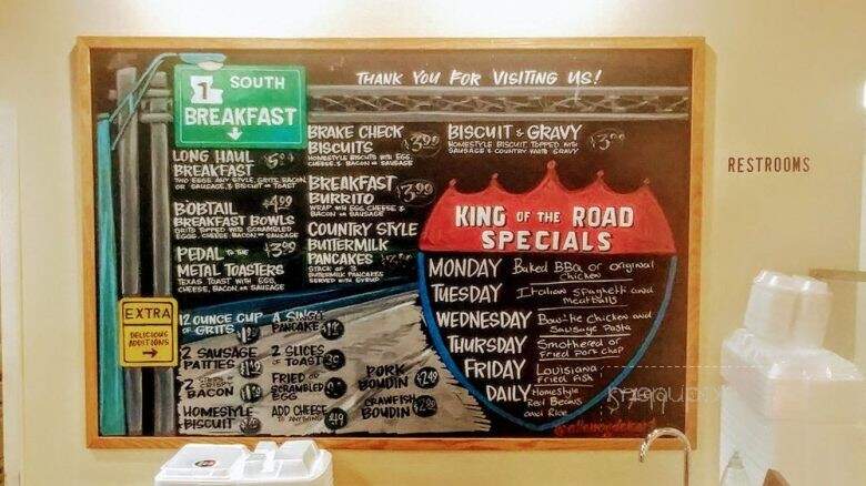 King of the Road Kitchen - Port Allen, LA menu_pic