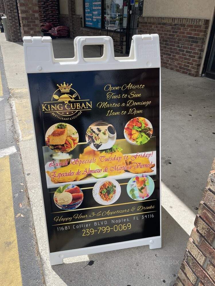 King's Bar - Naples, FL menu_pic
