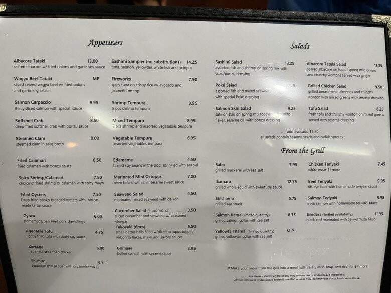 Kisetsu - Upland, CA menu_pic