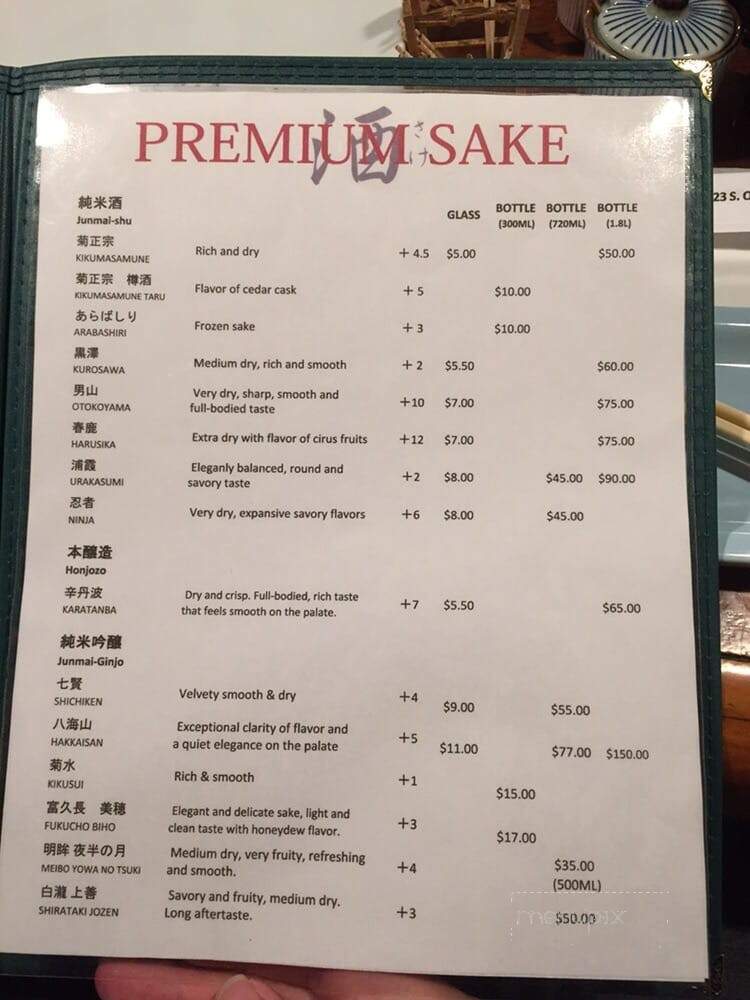 Kokekokko - Los Angeles, CA menu_pic