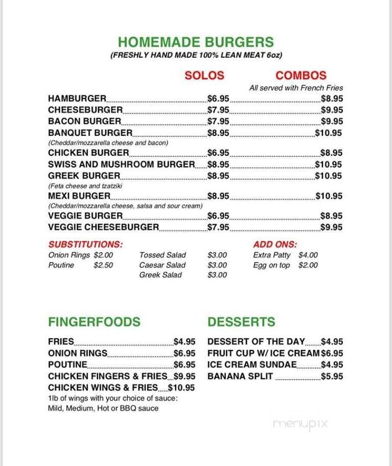 Kos Cafe - Toronto, ON menu_pic