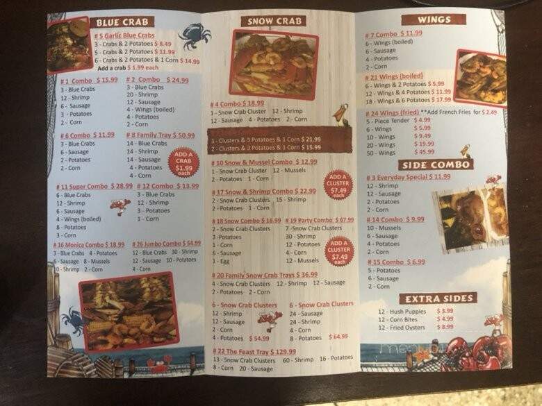 Krispy Krab - Tampa Bay, FL menu_pic