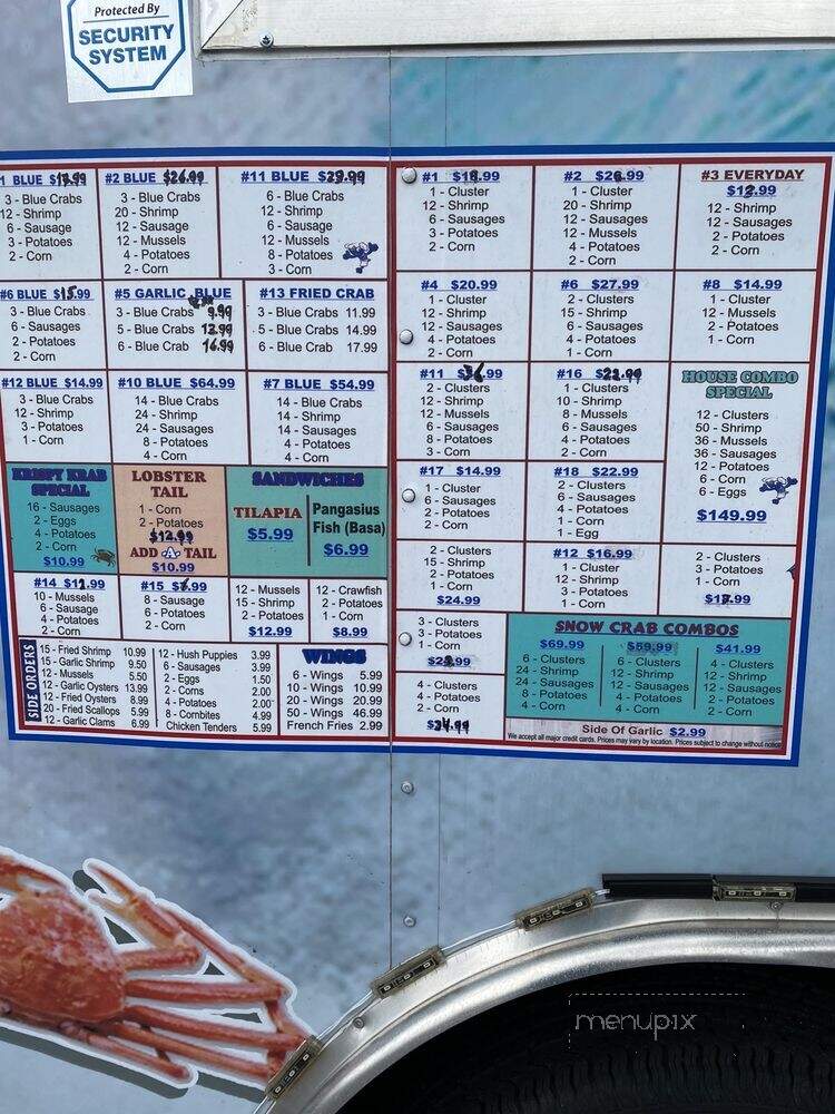 Krispy Krab - Tampa, FL menu_pic
