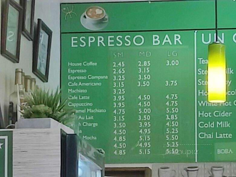 K's Coffee House - Berkeley, CA menu_pic