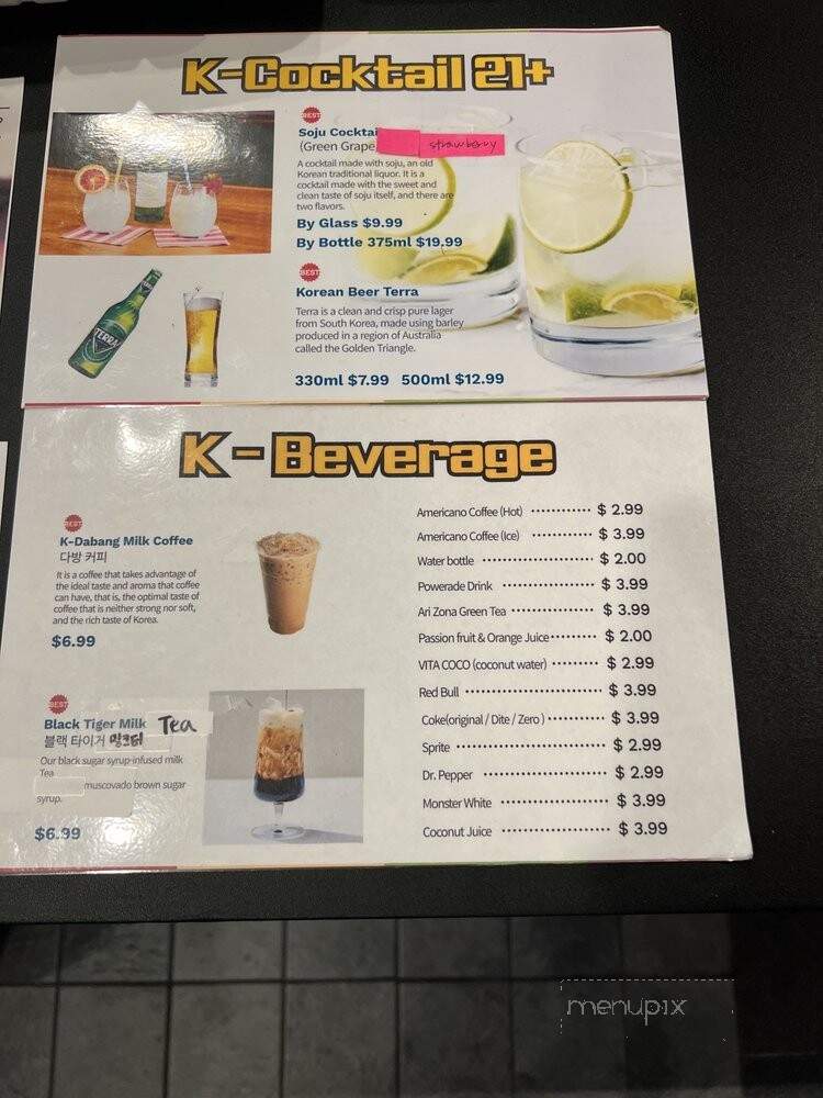 K Street Food - Honolulu, HI menu_pic
