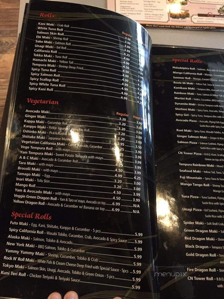 Kuni Sushi Ya - Toronto, ON menu_pic