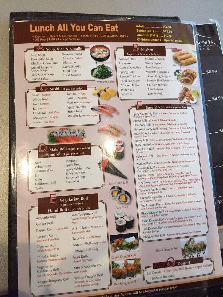 Kuni Sushi Ya - Toronto, ON menu_pic