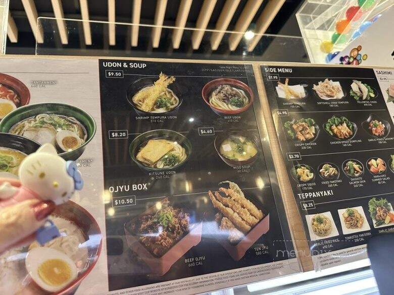Kura Revolving Sushi Bar - Sherman Oaks, CA menu_pic