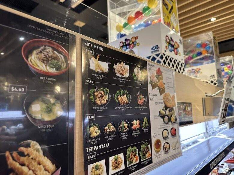 Kura Revolving Sushi Bar - Sherman Oaks, CA menu_pic