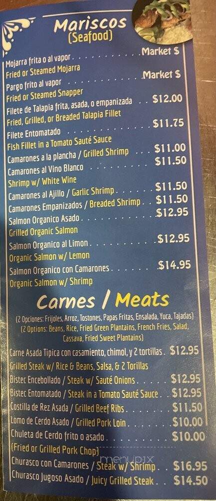 Kylies Place - Elizabeth, NJ menu_pic