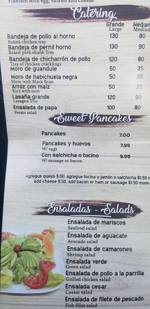 La Aurora Dominican Restaurant - Jamaica, NY menu_pic