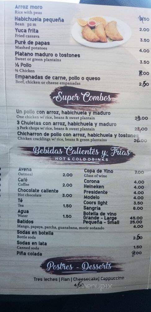 La Aurora Dominican Restaurant - Jamaica, NY menu_pic