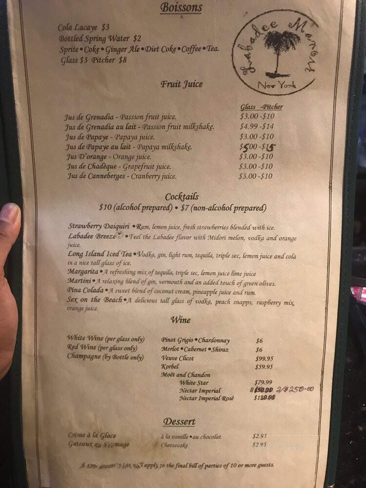 La Badee Manoir - Queens Village, NY menu_pic
