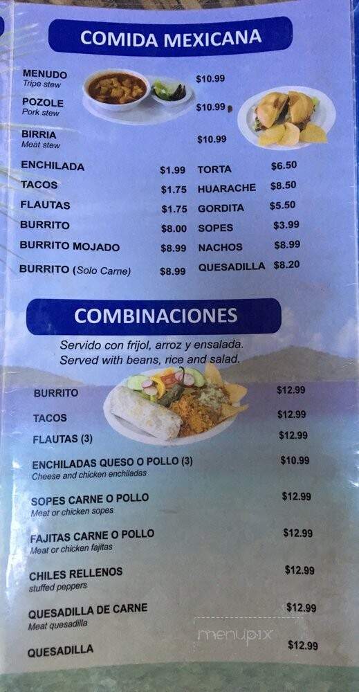 La Bamba - Lawndale, CA menu_pic
