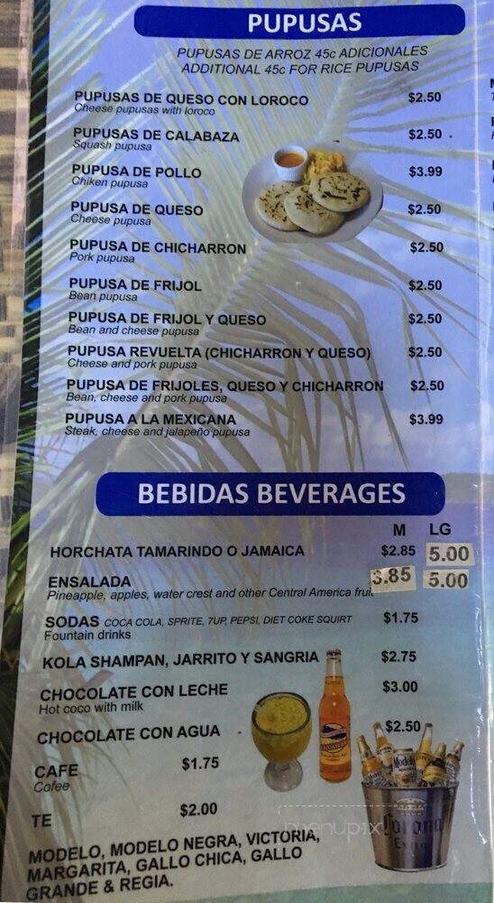 La Bamba - Lawndale, CA menu_pic