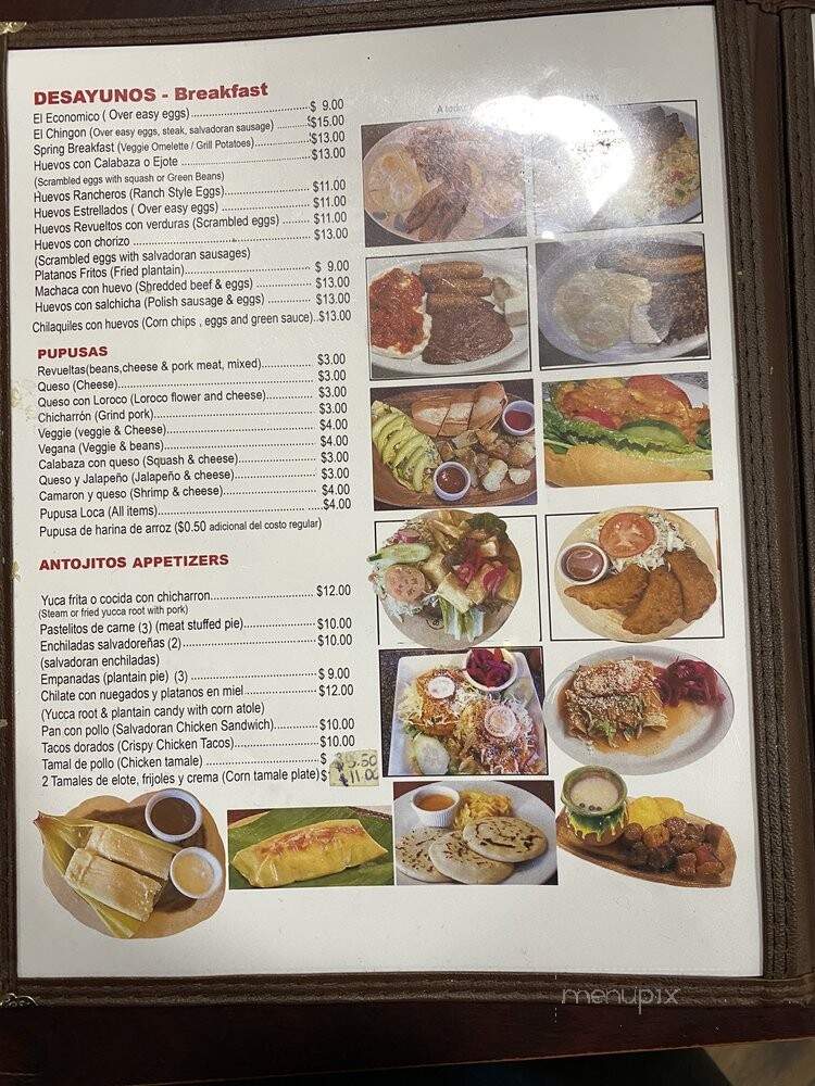 La Cabanita Restaurant & Pupuseria - Los Angeles, CA menu_pic