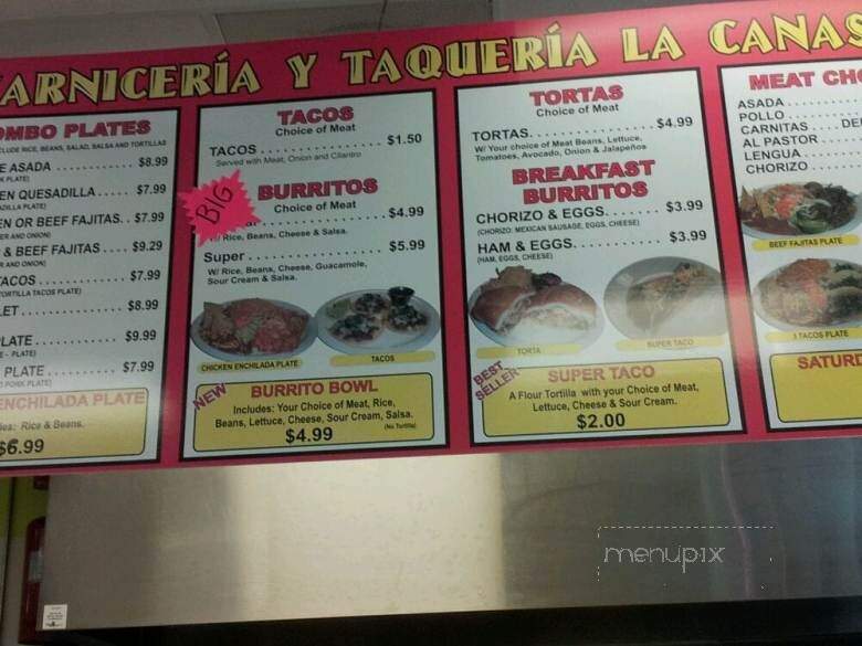 LA Canasta Carniceria Y Taqueria - Carmichael, CA menu_pic