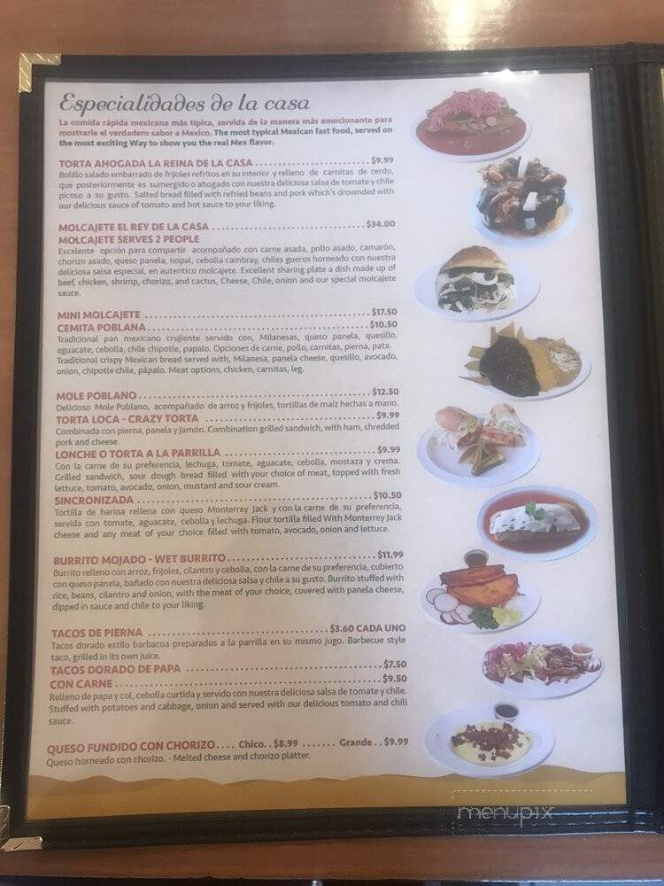La Casa De La Torta Ahogada - Los Angeles, CA menu_pic