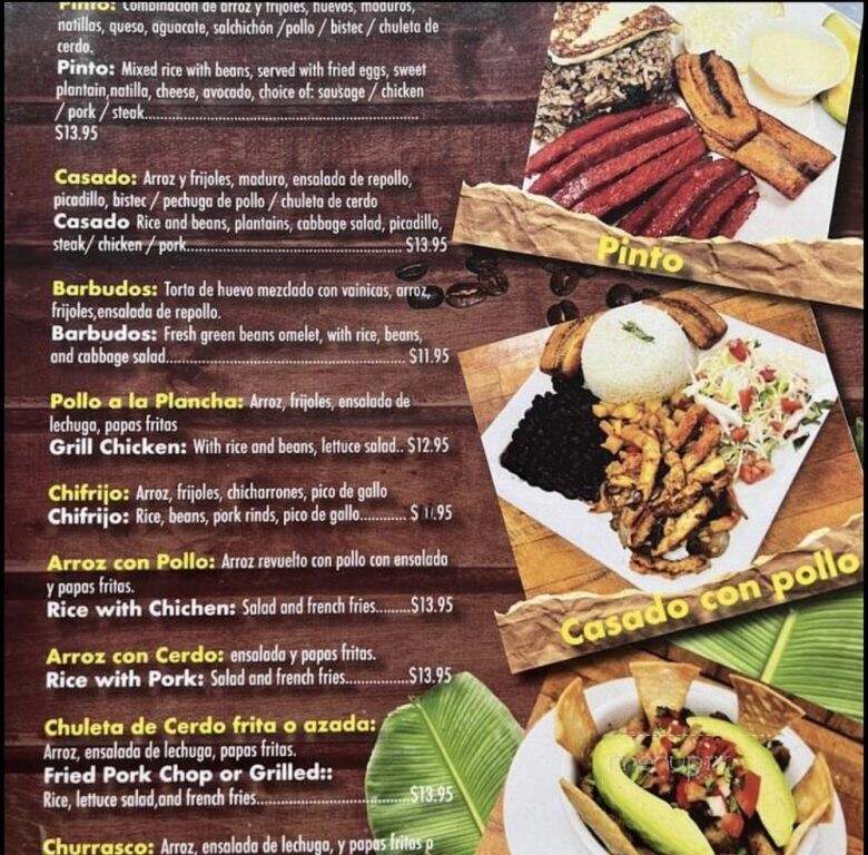 La Casa Del Sabor - Wharton, NJ menu_pic