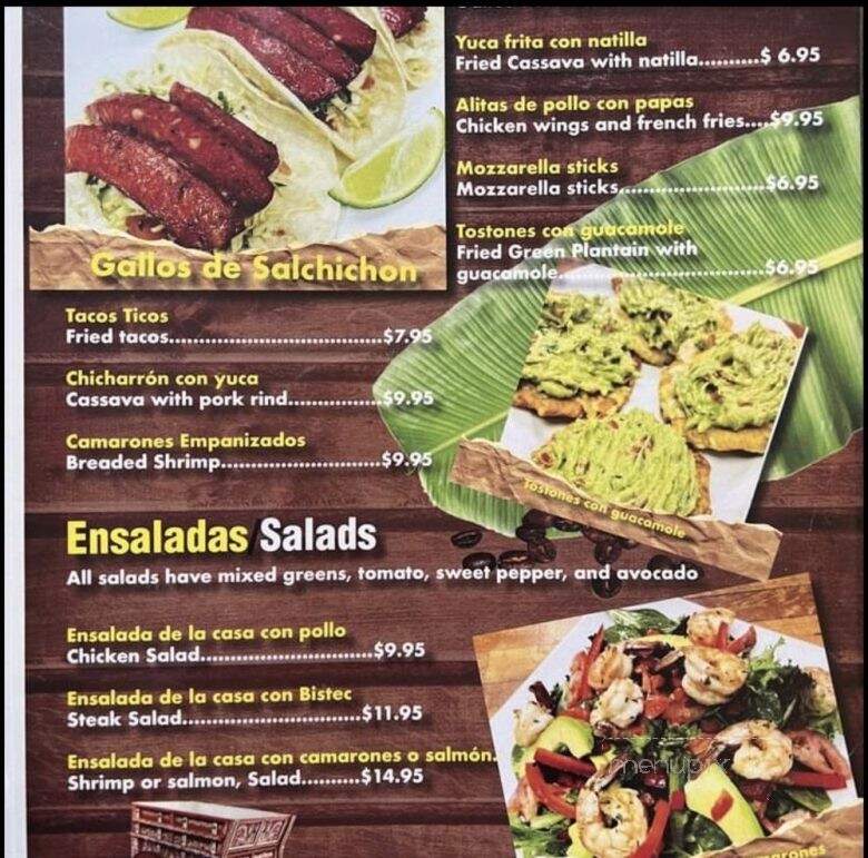 La Casa Del Sabor - Wharton, NJ menu_pic