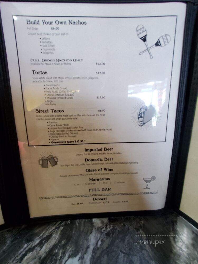 La Casita Mexican Restaurant - Crystal River, FL menu_pic