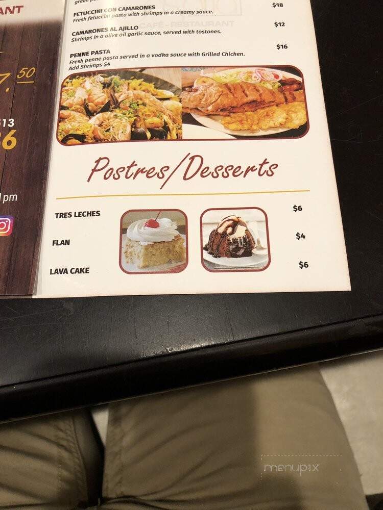 La Casona Cafe Restaurant - Paterson, NJ menu_pic