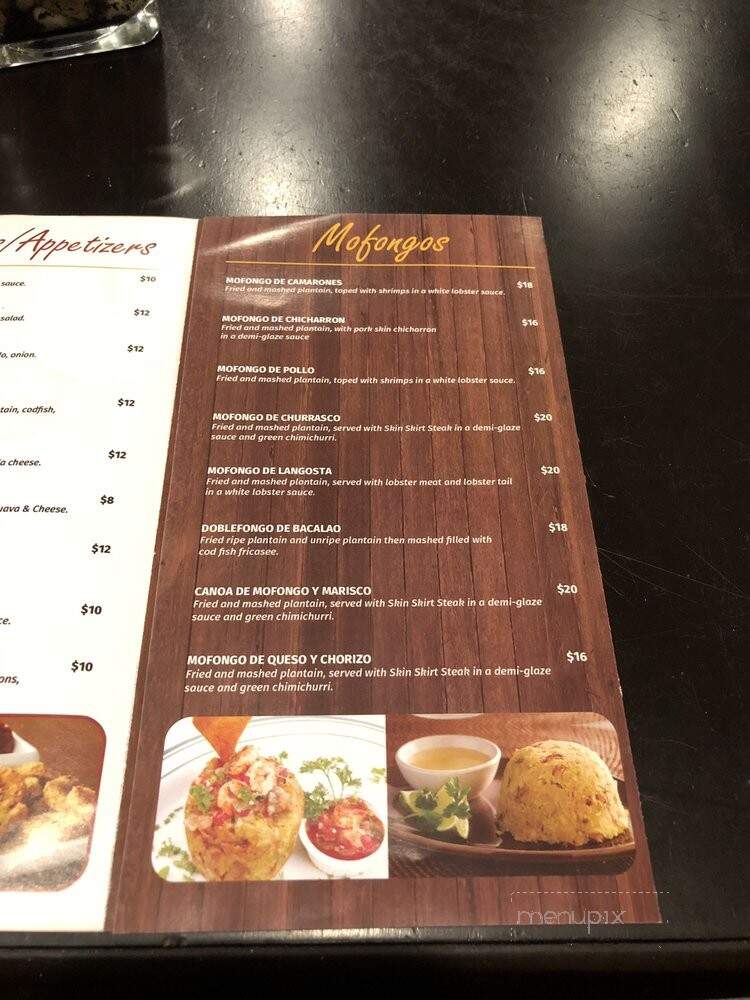 La Casona Cafe Restaurant - Paterson, NJ menu_pic