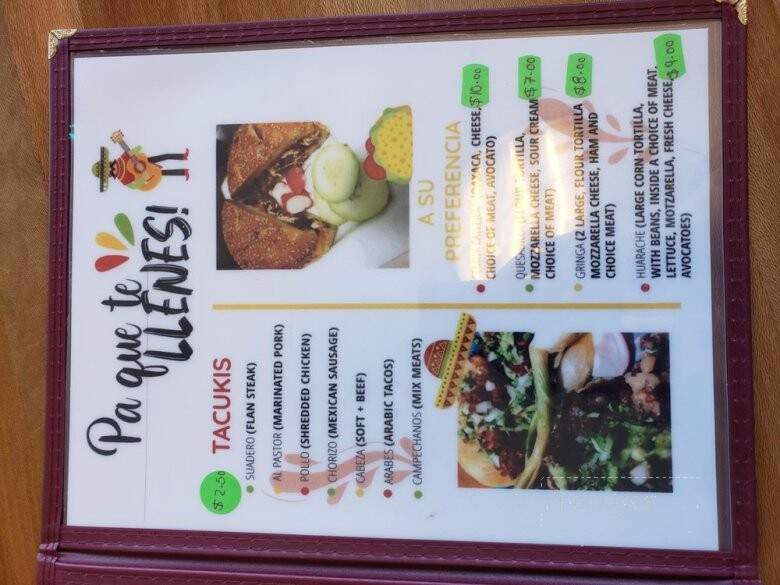 La Chilanguita Mexican Cuisine - East Norriton, PA menu_pic