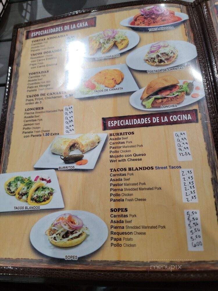 La Chiva Loca 3 - Bell Gardens, CA menu_pic
