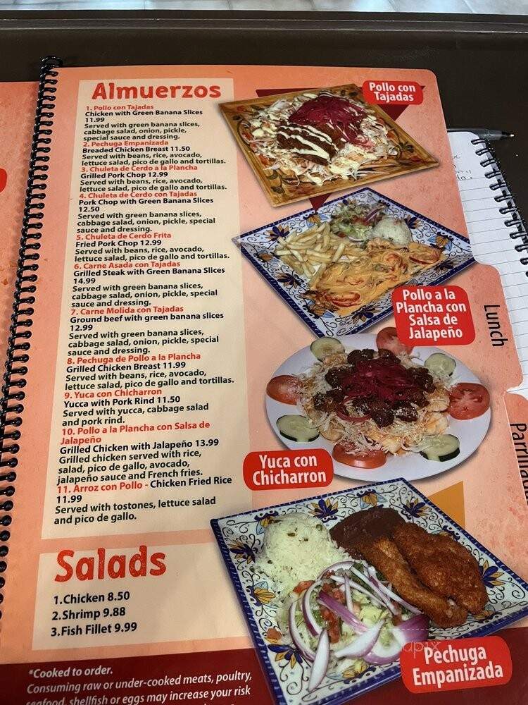 La Choza Restaurant - Spartanburg, SC menu_pic