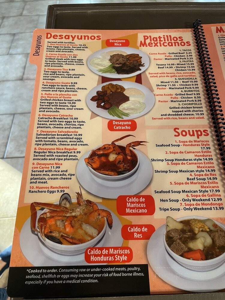 La Choza Restaurant - Spartanburg, SC menu_pic