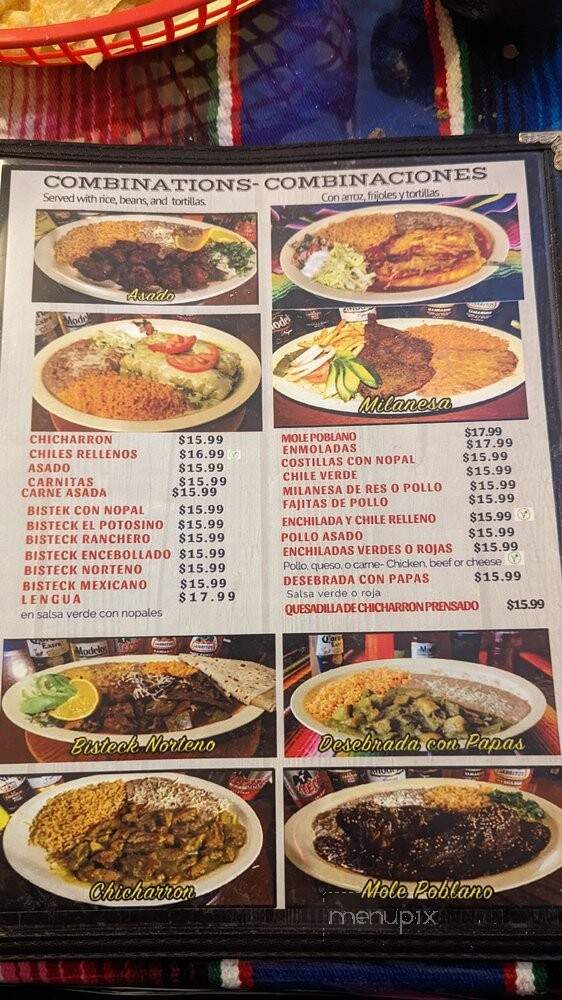 La Cocina De Maria - Escondido, CA menu_pic