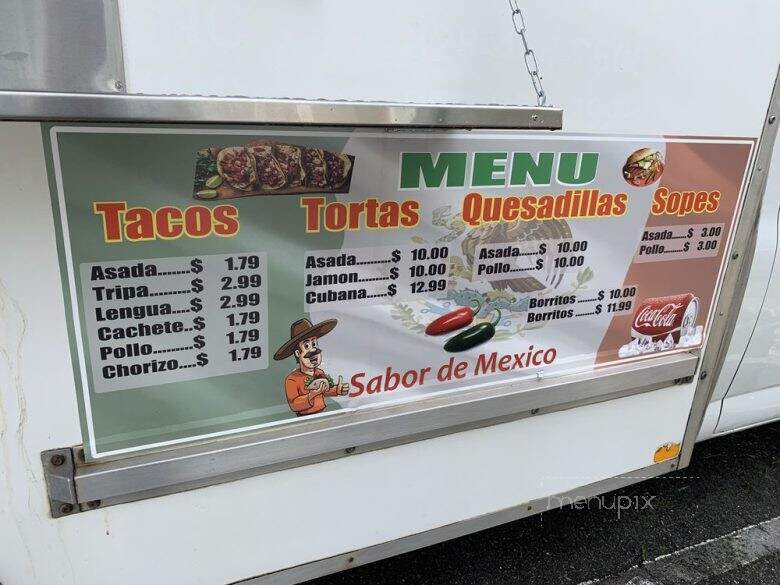 La Cocina De Imelda - Jacksonville, NC menu_pic