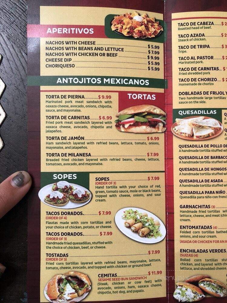 La Corona Restaurant - Indianapolis, IN menu_pic