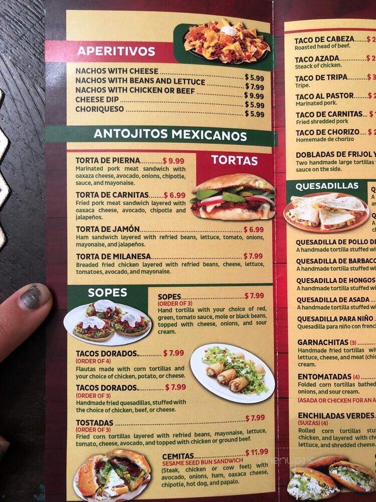 La Corona Restaurant - Indianapolis, IN menu_pic